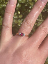 Load image into Gallery viewer, Ruby and Diamond Ring Set in 18ct Yellow Gold