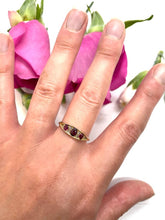 Load image into Gallery viewer, Gorgeous Ruby Gypsy Ring Set in 18ct Yellow Gold