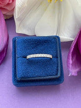 Load image into Gallery viewer, Platinum Half Eternity Ring