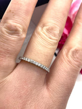 Load image into Gallery viewer, Diamond Half Eternity Ring