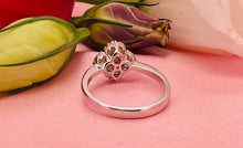 Load image into Gallery viewer, Clover Diamond Ring in 18ct White Gold