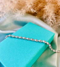 Load image into Gallery viewer, Silver & Cubic Zirconia Bracelet