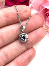 Load image into Gallery viewer, Sapphire and Diamond Preloved Pendant