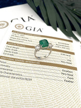 Load image into Gallery viewer, Stunning Emerald and Diamond Ring