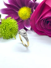 Load image into Gallery viewer, Diamond Solitaire Ring Set in 18ct Yellow Gold
