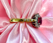 Load image into Gallery viewer, Superb Ruby and Diamond Ring Set in 18ct Yellow Gold