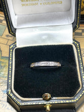 Load image into Gallery viewer, Full Diamond Eternity Ring Set in Platinum