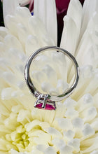 Load image into Gallery viewer, Hot Fiery Pink Sapphire in White Gold