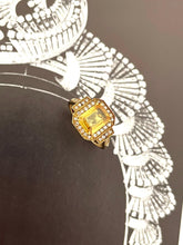 Load image into Gallery viewer, Yellow Sapphire and Diamond Ring