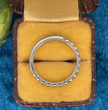 Load image into Gallery viewer, Half Eternity Diamond Ring in Platinum