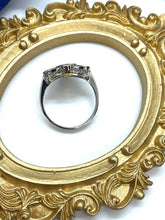Load image into Gallery viewer, Yellow Sapphire and Diamond Ring Set in Platinum