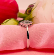 Load image into Gallery viewer, Clover Diamond Ring in 18ct White Gold