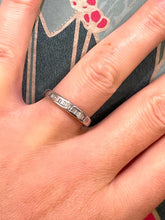 Load image into Gallery viewer, Half Eternity Ring Set in 9ct White Gold