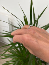 Load image into Gallery viewer, Solitaire Diamond Ring with Diamond Shoulders in 18ct White Gold