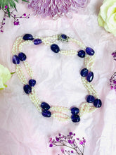 Load image into Gallery viewer, Exquisite Vintage Necklace Set in 9ct White Gold