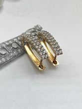 Load image into Gallery viewer, 14ct Yellow Gold Diamond Earrings