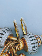 Load image into Gallery viewer, Diamond Hoops