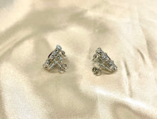 Load image into Gallery viewer, Stunning Ruby and Diamond Earrings Set in 18ct White Gold