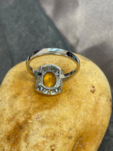 Load image into Gallery viewer, Yellow Sapphire and Diamond Ring Set in Platinum