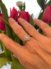 Load image into Gallery viewer, Clover Diamond Ring in 18ct White Gold