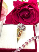 Load image into Gallery viewer, Ruby and Diamond Cluster Ring