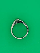 Load image into Gallery viewer, Diamond Solitaire with Fancy Shank in 18ct White Gold