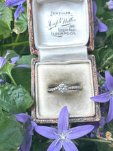 Load image into Gallery viewer, Diamond Ring Set in 18ct White Gold