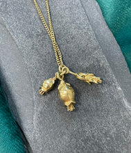 Load image into Gallery viewer, Heather Pendant with Diamonds in 18ct Yellow Gold