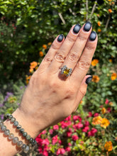 Load image into Gallery viewer, Yellow Sapphire and Diamond Ring in Platinum