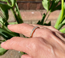 Load image into Gallery viewer, Half Eternity Diamond Ring in 18ct Yellow Gold