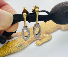 Load image into Gallery viewer, Diamond Contemporary Earrings
