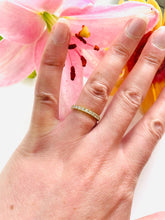 Load image into Gallery viewer, Half Eternity Diamond Ring Set in 18ct Yellow Gold