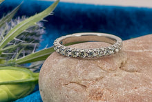Load image into Gallery viewer, Half Eternity Diamond Ring in Platinum