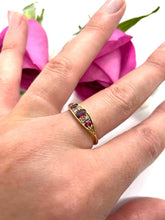 Load image into Gallery viewer, Gorgeous Ruby Gypsy Ring Set in 18ct Yellow Gold