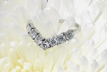 Load image into Gallery viewer, Wishbone Diamond Ring in 18ct White Gold