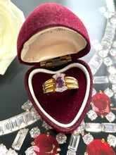 Load image into Gallery viewer, Ruby and Diamond Ring Set in 18ct Yellow Gold