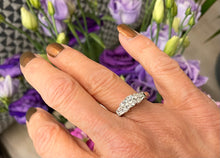 Load image into Gallery viewer, Diamond Solitaire Ring in 14ct White Gold