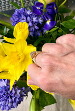 Load image into Gallery viewer, Ruby and Diamond Ring in 18ct Yellow Gold