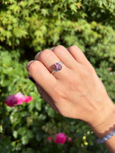 Load image into Gallery viewer, Pink Tourmaline & Diamond Ring in Platinum