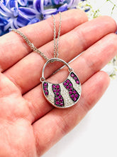 Load image into Gallery viewer, Handbag Pendant Set in 18ct White Gold