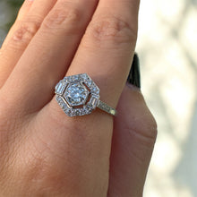 Load image into Gallery viewer, Art Deco-inspired Diamond Ring