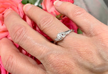 Load image into Gallery viewer, Diamond Solitaire in 9ct White Gold