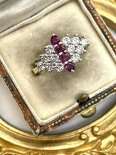 Load image into Gallery viewer, Stunning Ruby and Diamond Ring Set in 18ct Yellow Gold
