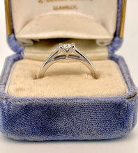 Load image into Gallery viewer, Diamond Solitaire with Fancy Shank in 18ct White Gold