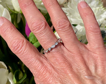Load image into Gallery viewer, Diamond Half Eternity Ring in Platinum
