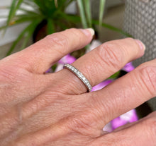 Load image into Gallery viewer, Full Eternity Ring in Platinum