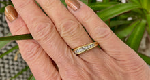 Load image into Gallery viewer, Channel Set Diamond Ring in 18ct Yellow Gold