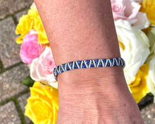 Load image into Gallery viewer, Exceptional and Unique Blue Sapphire and Diamond Bracelet Set in 18ct White Gold