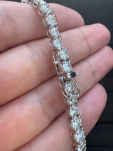 Load image into Gallery viewer, Platinum GIA Certified Diamond Tennis Bracelet – VS Clarity, G Colour