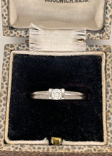 Load image into Gallery viewer, Diamond Solitaire with Fancy Shank in 18ct White Gold